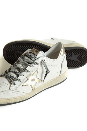 Sneakers Ball Star bianca in pelle GOLDEN GOOSE | GWF00117F00078380608